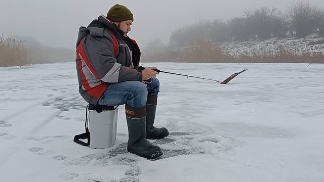 Перша зимова рибалка на Flagman Nostrum. Перші враження на рибалці. смотреть онлайн