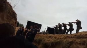 На съемках фильма Моисей Коля