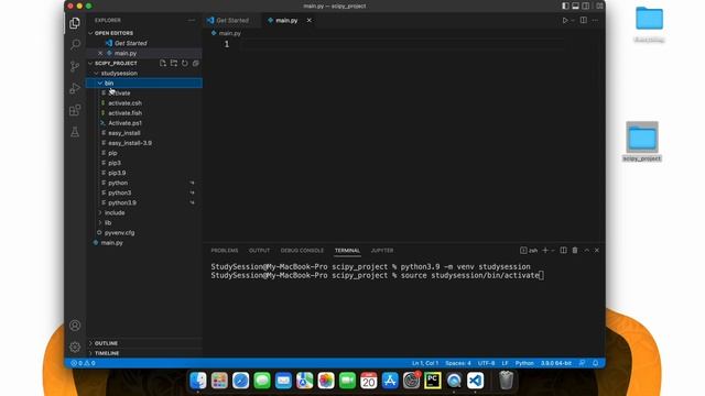 How To Install SciPy in Visual Studio Code (Mac)