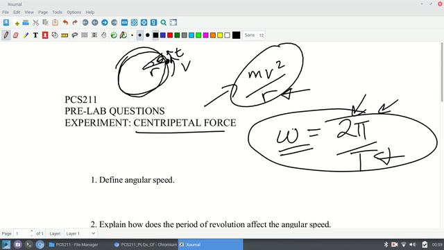 PCS211: Centripetal force pre-lab quiz смотреть онлайн