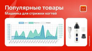 Продажи машинки для стрижки когтей на Aliexpress. Анализ маркетплейса