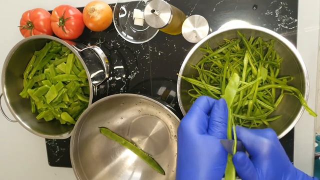 СТРУЧКОВАЯ ФАСОЛЬ ПО ТУРЕЦКИ. смотреть онлайн