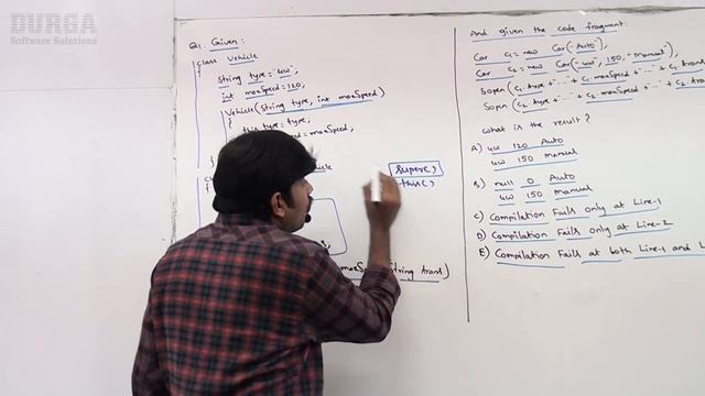 OCJA (1Z0 - 808) Constructors: Q1. Practice Question and Explanation - 1 by Durga смотреть онлайн