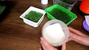 Как храню микрозелень