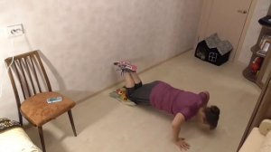 Тренировка для новичков от Юли Смольной. Как я занимаюсь дома.