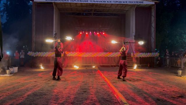 Фаершоу «Vaganova Show”. День поселения 2024, г. Тельмана