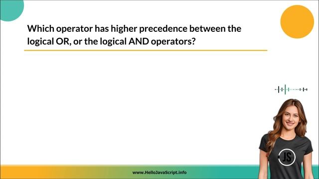JavaScript Logical Operators: Interview Questions & Answers