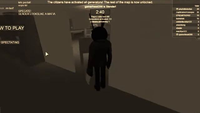 Stop it Slender ROBLOX Game смотреть онлайн