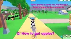 HORSE VALLEY *NEW ANDALUSIAN HORSE* & QUESTIONS & ANSWERS | ROBLOX