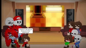 UNDERTALE & UNDERFELL REACT TO SANS VS THE JUDGE (REQUEST)