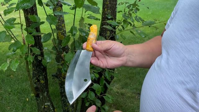 Мужской нож Big Food в стали M390 смотреть онлайн