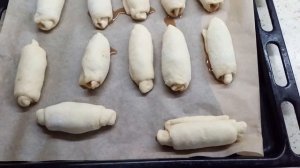 БУЛОЧКИ ОРЕХОВЫЕ ИЗ СЛОЕНОГО ДРОЖЖЕВОГО ТЕСТА!)))