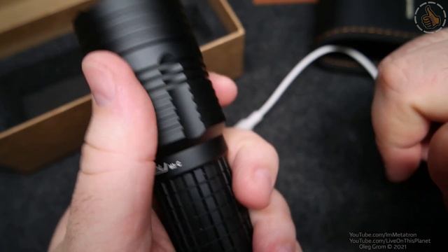 Convoy M3-C новый фонарь, обзор (XHP70.2 и 5000K, USB-C, 8 режимов)