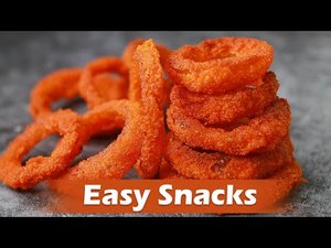 Луковые кольца - рецепт быстрой закуски