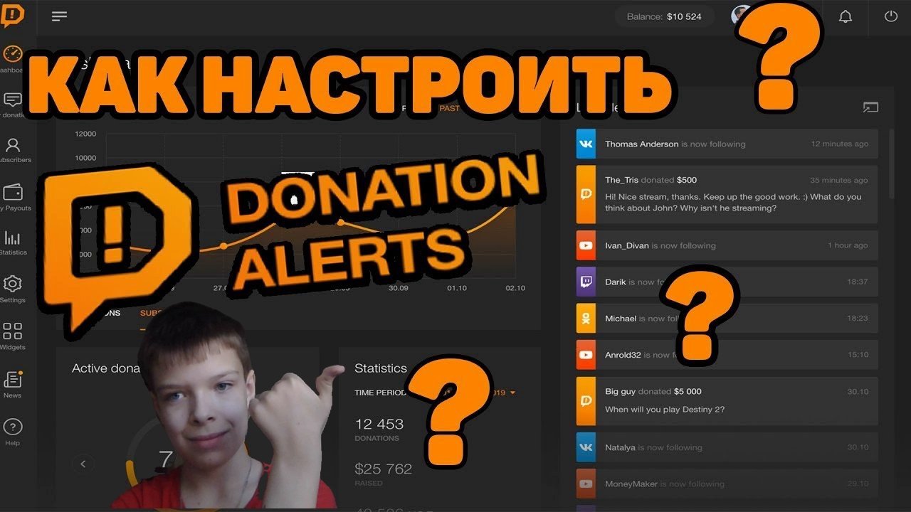 Настроенный донат