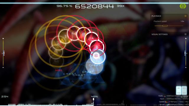 Osu!lazer. Galaxy Collapse (11.17*) Pass by FlyingTuna