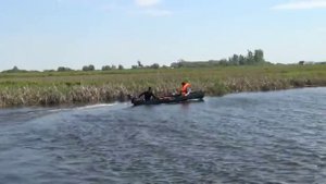 Каноэ Карелия под 5 сильным мотором