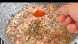 Ризотто с овощами. Вкуснота из кабачков с болгарским перцем.