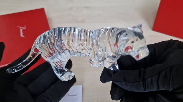 Baccarat статуэтка Тигр / Crystal Christmas  Zodiaque Clear Tiger 2022!