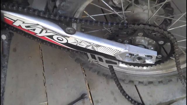 Замена цепи на мотоцикле смотреть онлайн