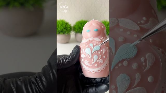 Окрашивание свечи Матрешка смотреть онлайн