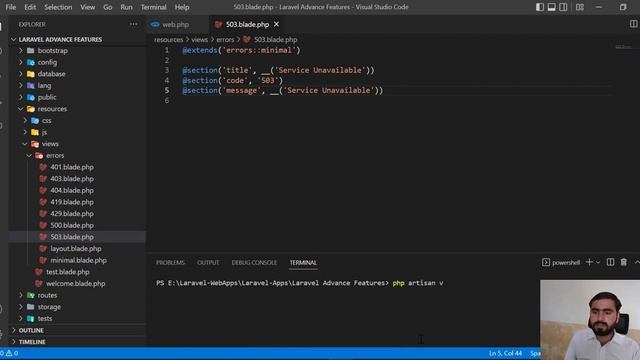 Customize Maintenance Mode of Laravel App | Render Custom Maintenance Page into Laravel