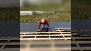 Как правильно и одному монтировать модульную металлочерепицу Blachotrapez. Монтаж модульной черепиц