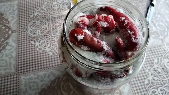 Заготовка горького перца на зиму без варки и стерилизации. смотреть онлайн