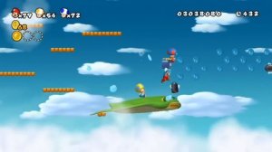 New Super Mario Bros Wii 100% Multiplayer Walkthrough (Full Game)