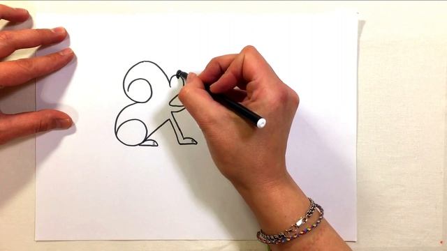 Как нарисовать собаку цифрами. Легкая черно-белая картинка (рисунок) фломастером для начинающих смотреть онлайн