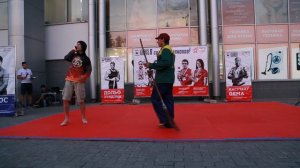 "Дворник"- выступление ушу-саньда_21.08.2016_День г.Чебоксары