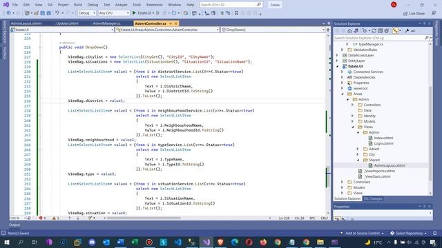 .Net Core 5.0 ile Emlak Sitesi - İlanların Güncellenmesi