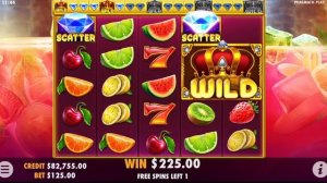 Epic profit on high stake bonus buys on juicy fruits