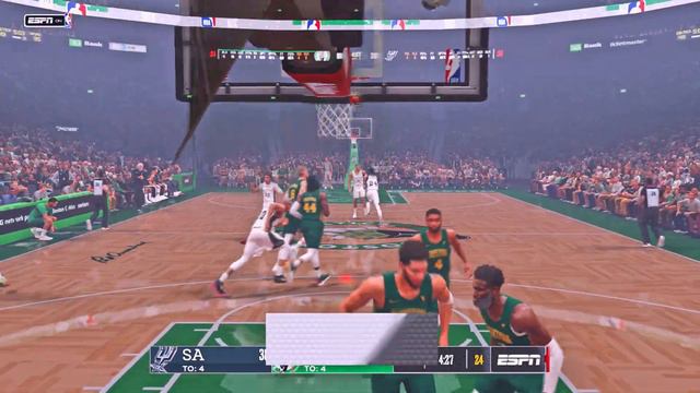 Victor Wembanyama DOMINATES in Boston! | NBA 2K24 Future League Mode | Spurs vs. Celtics смотреть онлайн