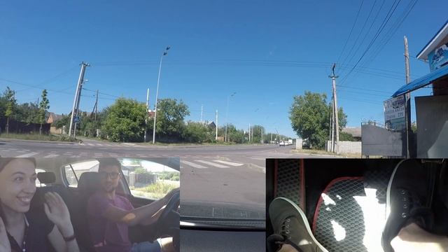 Розворот на перехресті. Урок водіння на автоматі