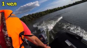 Как идет лодка Ривьера 3600 с мотором APACHE 9.8