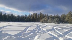 Снегоход Тайга с двигателем от Бурана