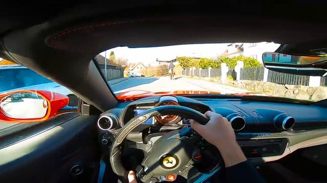 Ferrari Portofino 2018 POV Test Drive, V8 591 BHP - Beatiful Sound, YouDrive смотреть онлайн