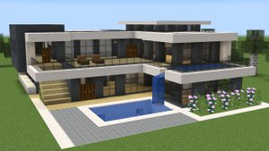 Майнкрафт - Как построить современный дом 40. Minecraft