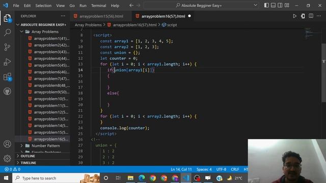 Competitive Coding with JavaScript. Rotate array to clockwise by one. (58)