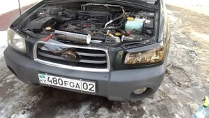 Тонировка машины/Subaru Forester sg5/мини тюнинг машины...