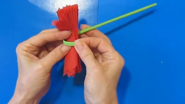 ⚫ Цветы ГВОЗДИКА Из Бумаги Или Салфеток своими руками.Без Клея!Быстро!поделки алые гвоздики diy смотреть онлайн