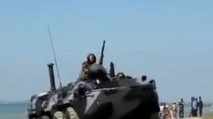 Си Бриз 2012: морская высадка с десантного корабля "Константин Ольшанский"