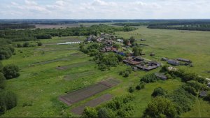 Село Троицкое, Новохопёрский р-н, с высоты птичьего полёта. Часть 2. Качество 4К