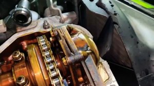 Замена клапанной крышки bmw e39 m54
