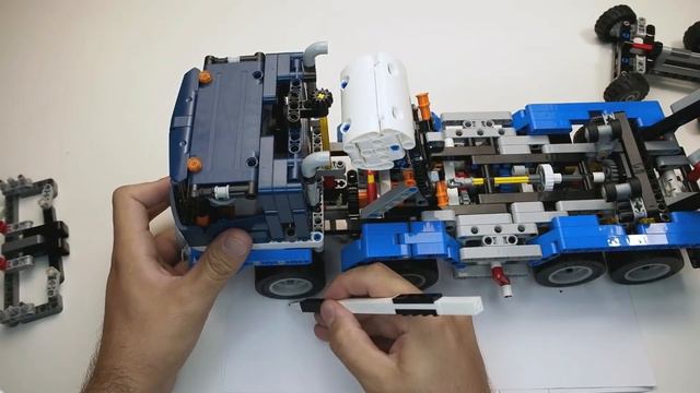 Lego technic для начинающих 11. Многоосные шасси и установки угла колёс