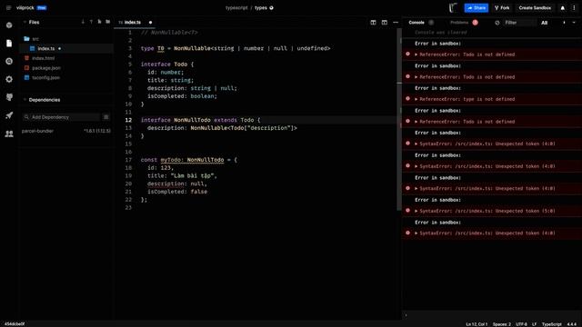 #typescript p.3 Các kiểu tiện ích  trong Typescript | Utility types