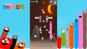 The best Puzzles of Aliens - DragonBox: Numbers (iPad, iPhone, Android). Fun game for kids.