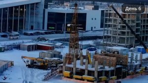 КБ-408. Монтаж башенного крана.