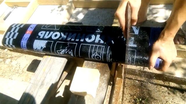 Гидроизоляция Технониколь ,как правильно распилить рулон стеклоизола !!!